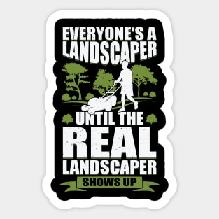 Funny Landscaping Landscaper Gift Sticker